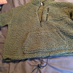 Sherpa Half Zip pullover